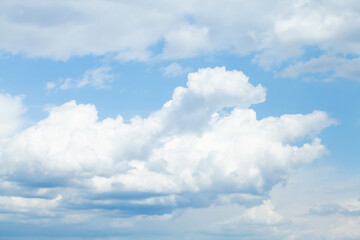 Blue sky with clouds