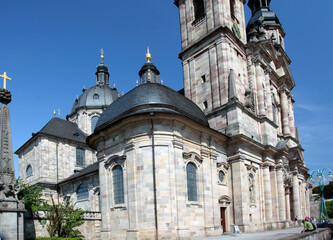 Der Dom St. Michael in Fulda. St. Michael, Fulda, Hessen, Deutschland, Europa   --
The Cathedral of St. Michael in Fulda. St. Michael, Fulda, Hesse, Germany, Europe