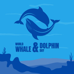 World Whale and Dolphin Day for element design