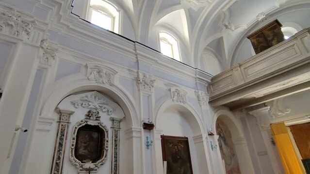 Forio &ndash; Panoramica interna della Chiesa di San Gaetano