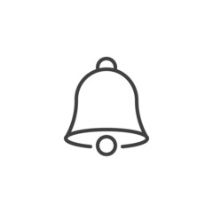 Bell line icon