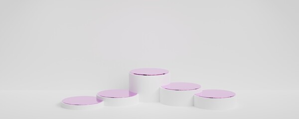 3d render background wind plinth for product showcase