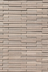 茶色のタイル壁