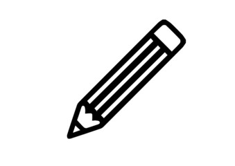 illustration of a wooden pencil in vector