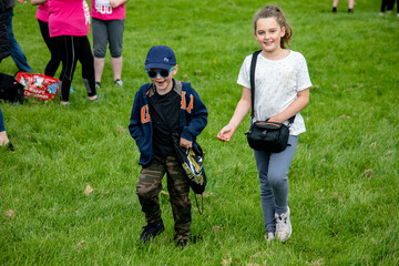 cool children in park