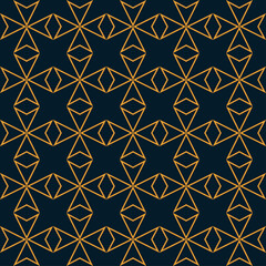 Abstract seamless geometric pattern of outline triangles and diagonals. Vector illustration