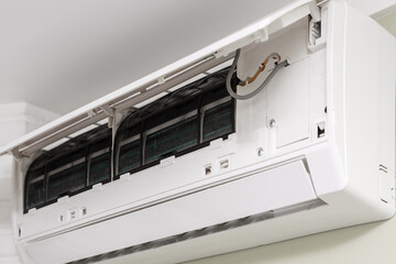 air conditioning open for repair