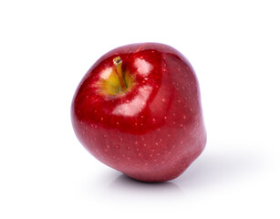 red apple isolated on white background