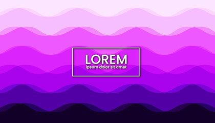 Abstract Wave Purple Background Design
