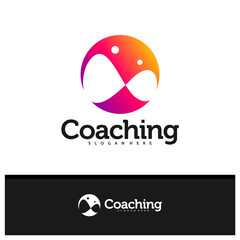 People Infinity logo design vector, Creative Infinity logo concepts template illustration.