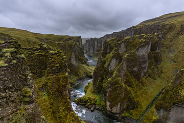 Fototapeta na wymiar Canyon in Iceland