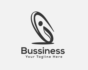 i letter initial circle globe management consulting loop logo icon symbol illustration inspiration