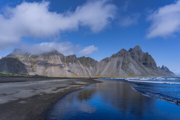 Vestrahorn mountain range in Iceland