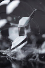 water bubbles on the glass