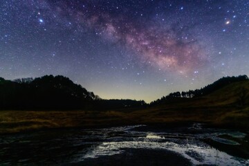 砥峰高原の星空
