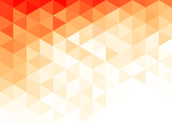 Abstract triangular background.Orange geometric pattern.