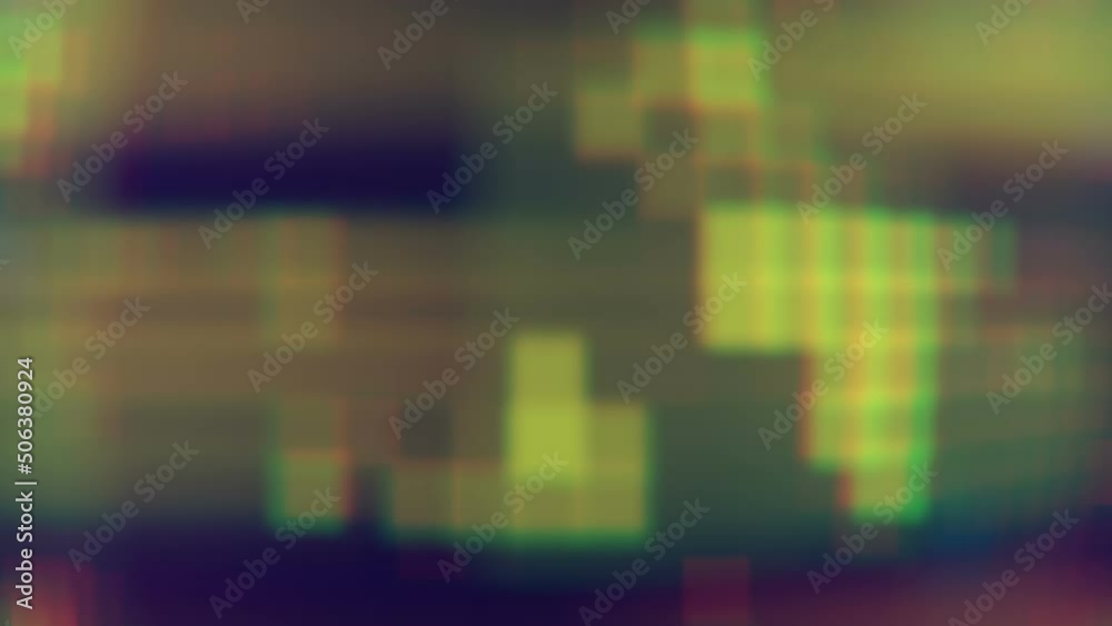 Leinwandbilder Out of focus abstract bright background. Design element 3d render loop animation