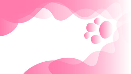 Abstract pink background with beautiful fluid shapes
