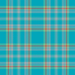 Plaid seamless pattern. Check fabric texture. Vector textile print.