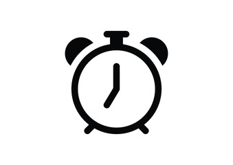 illustration of alarm clock icon best graphics design in vector art
