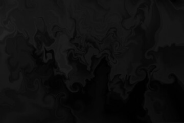 Abstract Black Liquify Twirl Effect For Background.