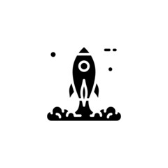 Launch icon in vector. Logotype