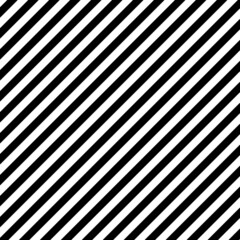 Black and white striped background.Abstrack wallpaper or texture.Diagonall lines pattern.Simple repeat ornament.Banner or template.Wrapping paper.Vector illustration.