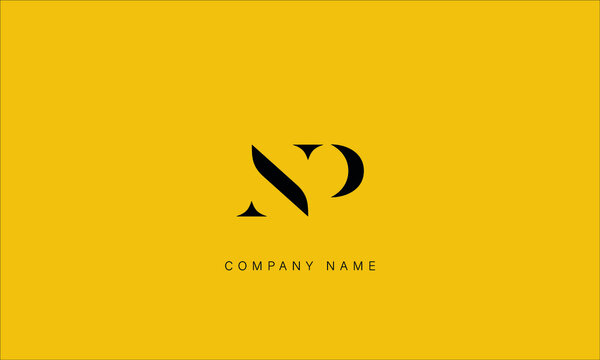 NP, PN, Abstract Letters Logo Monogram