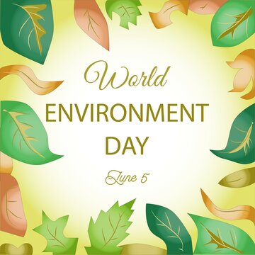 World Environment Day Sign and Poster Vector Illustration