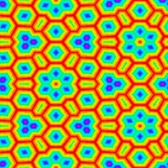 Abstract oil painting ornamental background. Seamless colorful pattern.