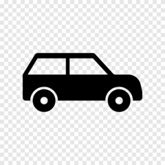 Fototapeta premium Car icon symbol simple design