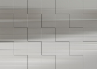 rectangle tile mosaic pattern swatch. Modern tranquil elegant geometric surface pattern design.