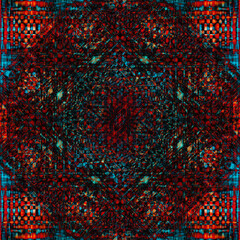 Complex ethnic ornament, abstract background for design.