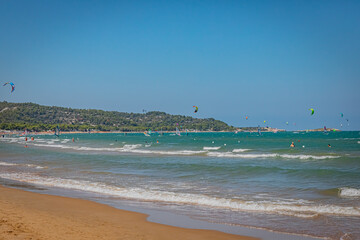 Beach on the north-eastern coast of Gargano promontory.