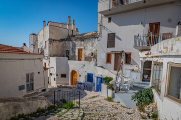 Peschici is a town and comune in the province of Foggia in the Apulia region of southeast Italy