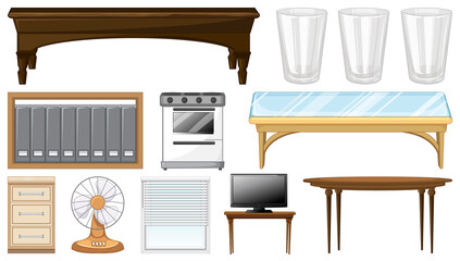 Many furniture and household appliances