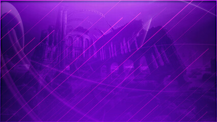 Majestic castle (Purple theme)