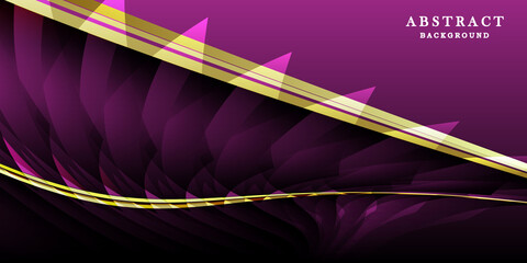 Luxury violet gold background vector