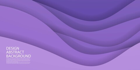 modern premium colorful wavy abstract background with gradient purple soft color on background. Eps10 vector