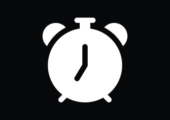 illustration of alarm clock icon best graphics design in vector art
