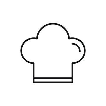chef hat vector for website symbol icon presentation