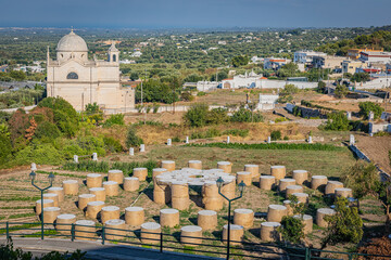 Ostuni, known as the 'White City' is one of Puglia's top travel destinations - obrazy, fototapety, plakaty