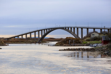 Landscape at the Norwegian island Froeya