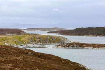 Landscape at the Norwegian island Froeya