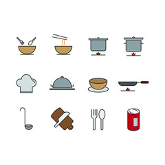 kitchenware vector for website symbol icon presentation