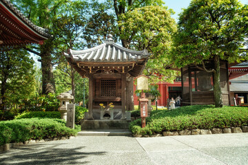 東京、浅草寺の一言不動尊