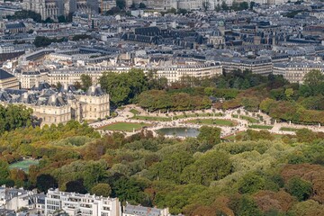 Obraz premium French Senate and the Jardin du Luxembourg, Paris, France