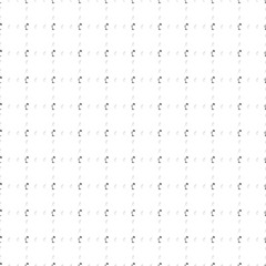 Square seamless background pattern from black table lamp symbols are different sizes and opacity. The pattern is evenly filled. Vector illustration on white background