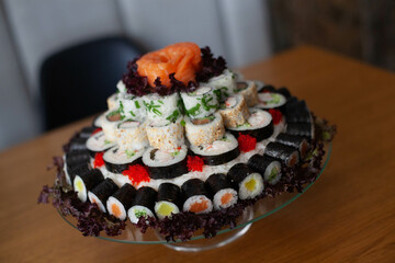 sushi cake