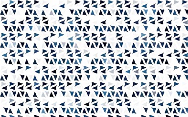 Fototapeta na wymiar Light BLUE vector pattern in polygonal style.